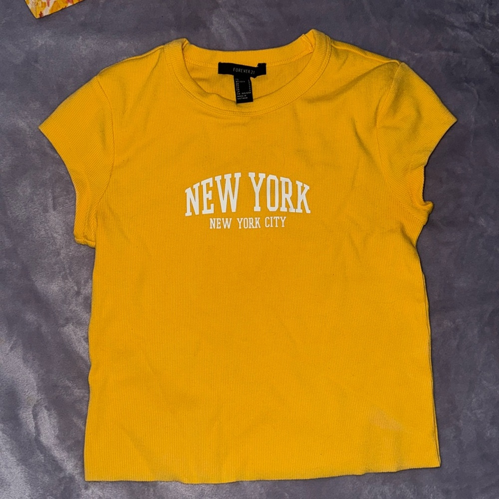 Yellow NY  Shirt